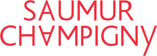 Logotype officiel de l'appellation Saumur-Champigny – Vins ouverts d'esprit